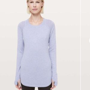 Lululemon Lotus Pose Lavener Knit Long Sleeve Sweater - Lavender